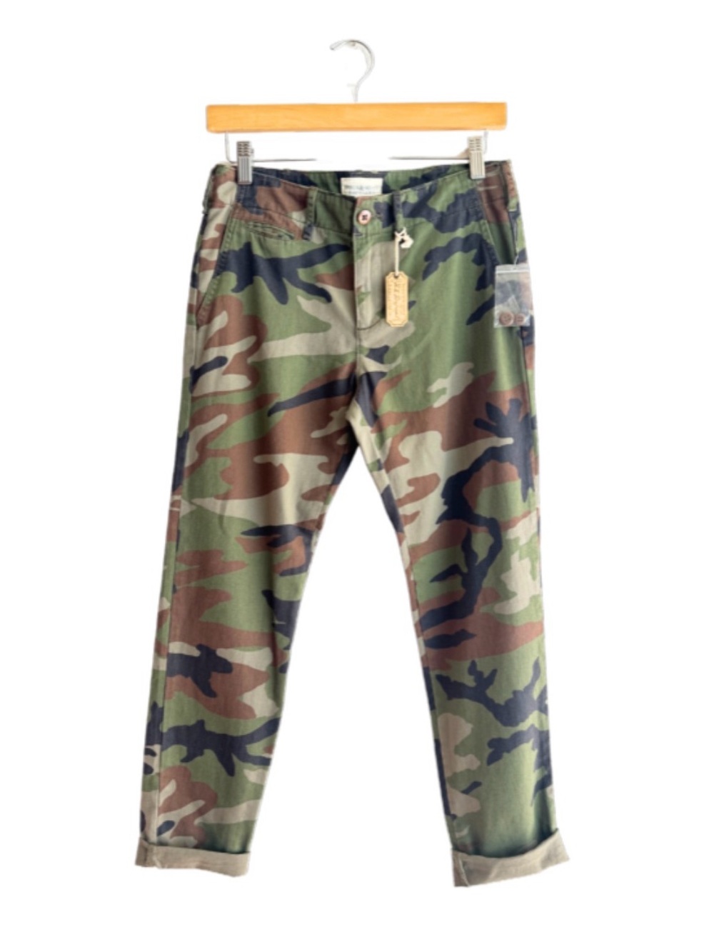 Ralph Lauren Denim & Supply Boyfriend Chino Pant in Camo sz26 New with Tags